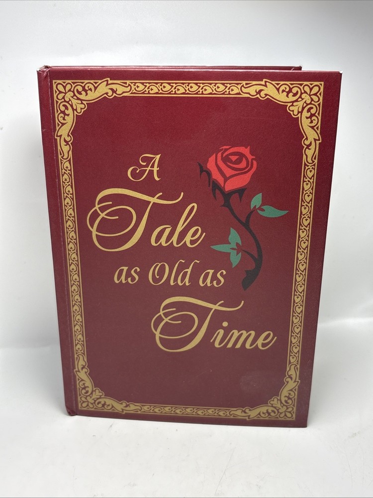 Wedding Beauty And The Beast Ring Bearer Book Tale As Old As Time Red Rose