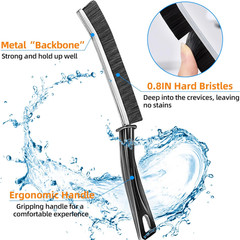 3Pcs Hard-bristled Crevice Cleaning Brush, Multifunctional Thin Gap Scrub Bru…