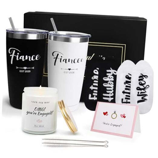 Engagement Gifts for Couples 2025, Engagement Gifts for Newly Engaged Couples,