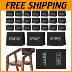 24 Reserved Pew Signs for Weddings, Banquets, and Church Events – Versatile