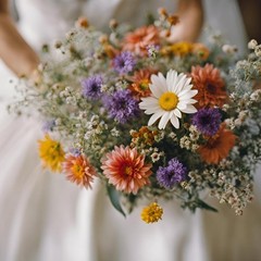 All You Need is Love Bouquet 25 Wildflower Packets for Planting, Brown