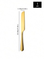 Gold Cake Pie Pastry Servers,Stainless Steel Serving Set,Cake Knife and Server S