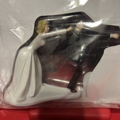 Bridal Wedding Cake Topper – Funny Bride Chasing Groom – NEW!