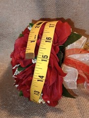 NEW Small Artificial 9 Red Rose Bridesmaid, Flower Girl, Clutch Toss Bouquet