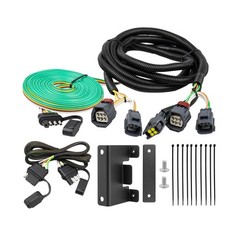 Oyviny 58903 Custom 4 Pin RV Dinghy Towing Wiring Harness Kit for 2007-2018 J…
