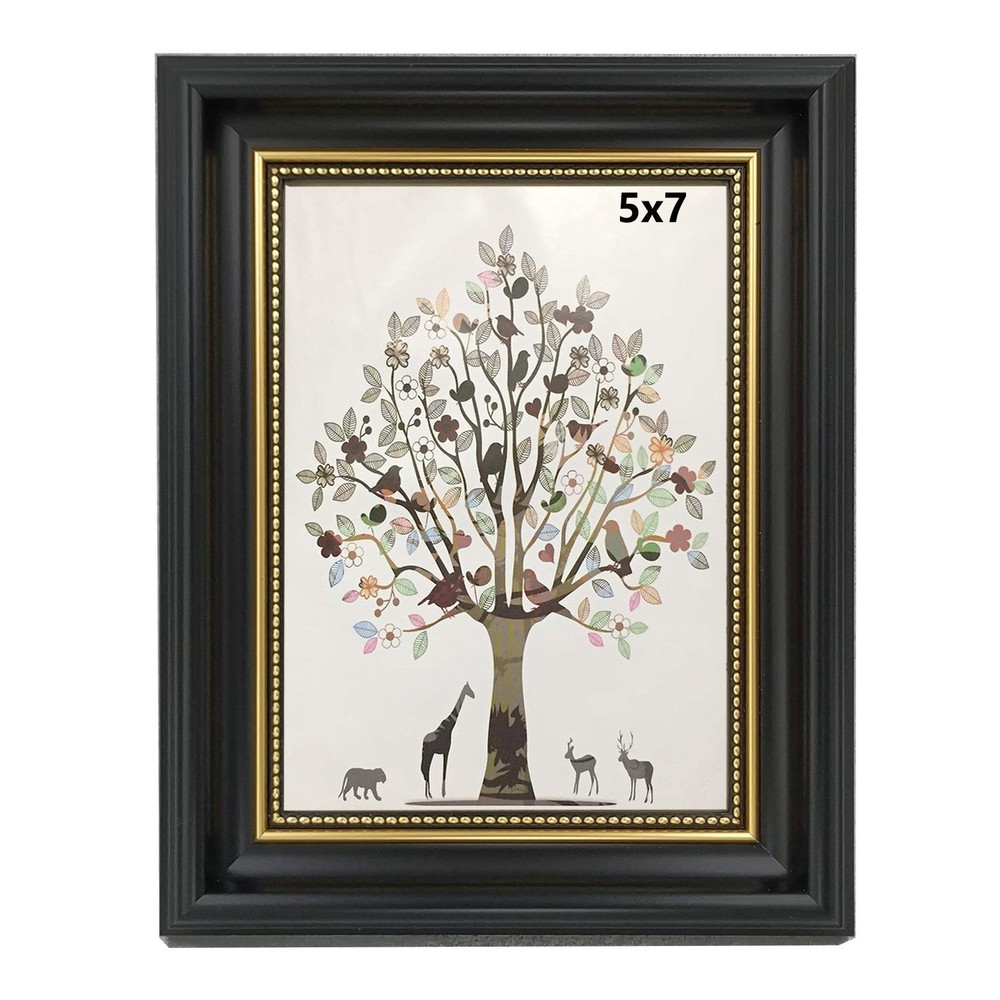 5×7 Picture Frames Black. Photo Frame. Frames 7×9 for Display Table Top and W…