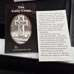 The Unity Cross Pearlescent Wedding Centerpiece Christian Limited Edition