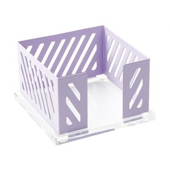 NatSumeBasics Purple Sticky Note Holder Metal Post a note 3.5 x