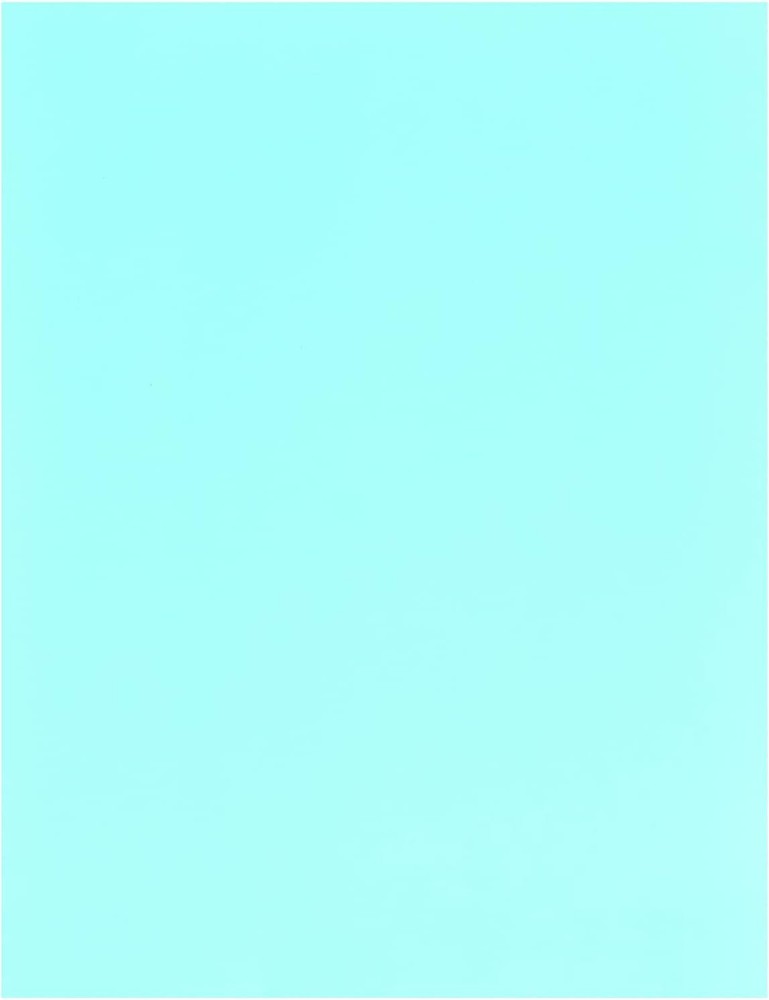 24 sheets Light Blue Cardstock Paper 8.5 x 11 x11 Inches,