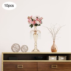 10 Pcs Vase & Pillar Candle Holder for Tables Wedding Supplies Decoration