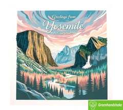 Greetings from Yosemite, Quilling Card 3D – Unique Dedicated Handmade, Design…