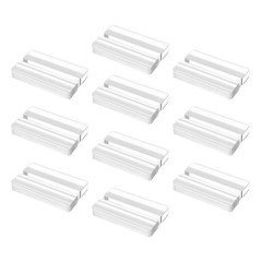 10 Pcs Table Sign Holder Birthday Exhibition Stand Clear Acrylic