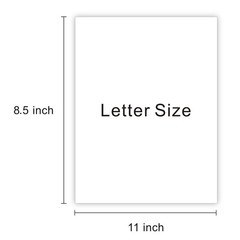 110lb White Cardstock 8.5 x 11 inches,100 8-1/2″ x 11″ 100 Sheets,