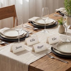 50 PCS Premium Place Cards Table Setting Name Decoration Gold Foil 2×3.5 Inch