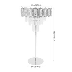 Ice Curtain Ornament C Style Big Size-silver Weddings Decoration Flowers Stand