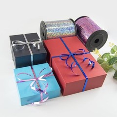 500 Yards Balloon Glitter Curling Ribbon, 1/5″ 1/5″ X 500 Yards Glitter Red