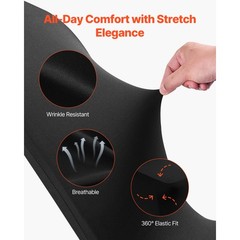Uimoso100PCS Black Stretch Spandex Chair Covers for Events, Weddings, and Dining