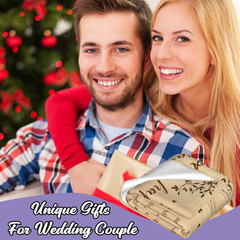 Wedding Gifts for Couple 2025, Wedding Blanket for Marriage Prayer, Newlyweds An