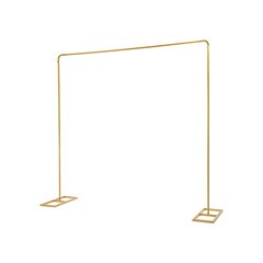 Gold Wedding Backdrop Stand Set with Balloon and Flower Displays