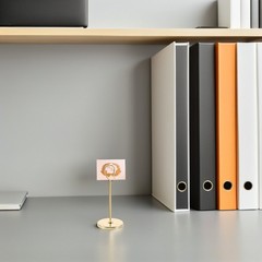 Elegant Golden Wire Table Number Holder with Stable Design for Home and Party