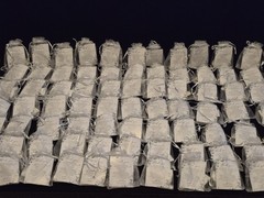Lot Of 75 Wedding Favor Bags (1$/per) With Thank You Card And Heart Candle/Mint