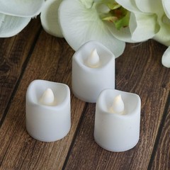 12 White Flameless LED Tealight Candles Lights Wedding Party Home Decorations
