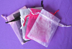 4×6 Inch Organza Gift Bags with Drawstring for Jewelry,Candy,Cookie,Pack of 100