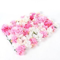 8× Rose Flower Wall Panels Artificial Silk Wedding Supply Decor Party Floral NEW