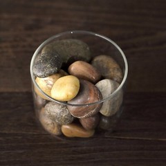 2 lbs Assorted Brown Natural Gravel Pebble Stones Vase Fillers Home Wedding Sale