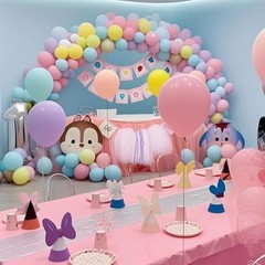 Pastel Balloons Latex Pastel Birthday Decorations 12 inch Macarons-multicolor