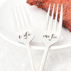Bride and Groom Fork Gifts for Bridal Shower Gifts for Daughter Bride to Be Uniq