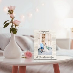 Wedding 4×6 Picture Frame, Engagement Photo Frames, Wedding Gifts for Wife Hu…