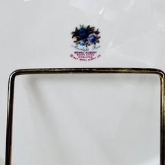 Original Royal Albert Moonlight Rose Plate, English Bone China Porcelain, LTD 19