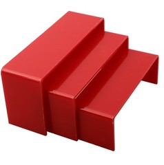 Three Piece Acrylic Display Stand Perfect for Showcasing Jewelry with Ease
