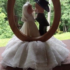 GOS «Tied To Your Heart» Western Themed Cake Topper
