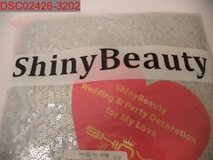 Shiny Beauty Silver Sequin Aisle Runner for Weddings Ceremony, OS X002TRHY7P