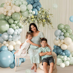 Dusty Blue Sage Green 18×18″, «5×12», «10×10», «15×5