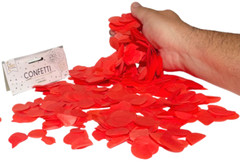 RED CONFETTI DOTS Tissue Paper Circles Party Decor Magic Trick Cannon Snowstorm