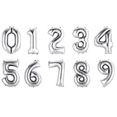 40″ SILVER Number 3 Mylar Foil Balloon 1 pc Party BackDrop Decorations Supply