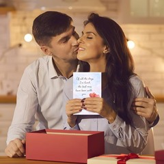 Father’s Day Card for Husband from Wife, Romantic Fathers Day Card for Hus