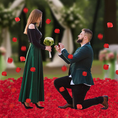 3000PCS Petalos De Rosa Rojo P�talos De Seda De Flores Artificiales Rojo Oscuro
