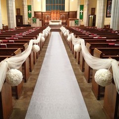 White Aisle Runner Carpet Wedding Party Event Ceremony Prom Decor 3.3 x 16/39 ft
