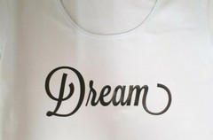 Custom Iron on Sticker Heat Transfer Decal Name Slogan DIY Shirt Wedding Favour
