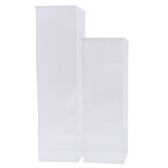 5pcs Floral Bouquet Rack Clear Acrylic Stand Box Fit For Wedding Backdrop Decor