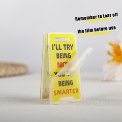 10 Pack Note Holder Clips Funny Sticky (12 x 18) inch, Yellow