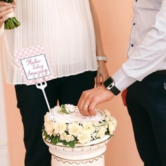 240 Pcs Floral Picks Card Holders – Plastic Flower Sticks for Bouquet, Wedding &