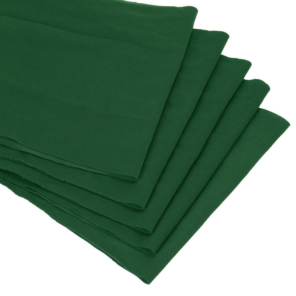 25Pcs 14×5″ Stretch Chair Sashes Bow Sash Elastic Chair Band Sashes Grass Green