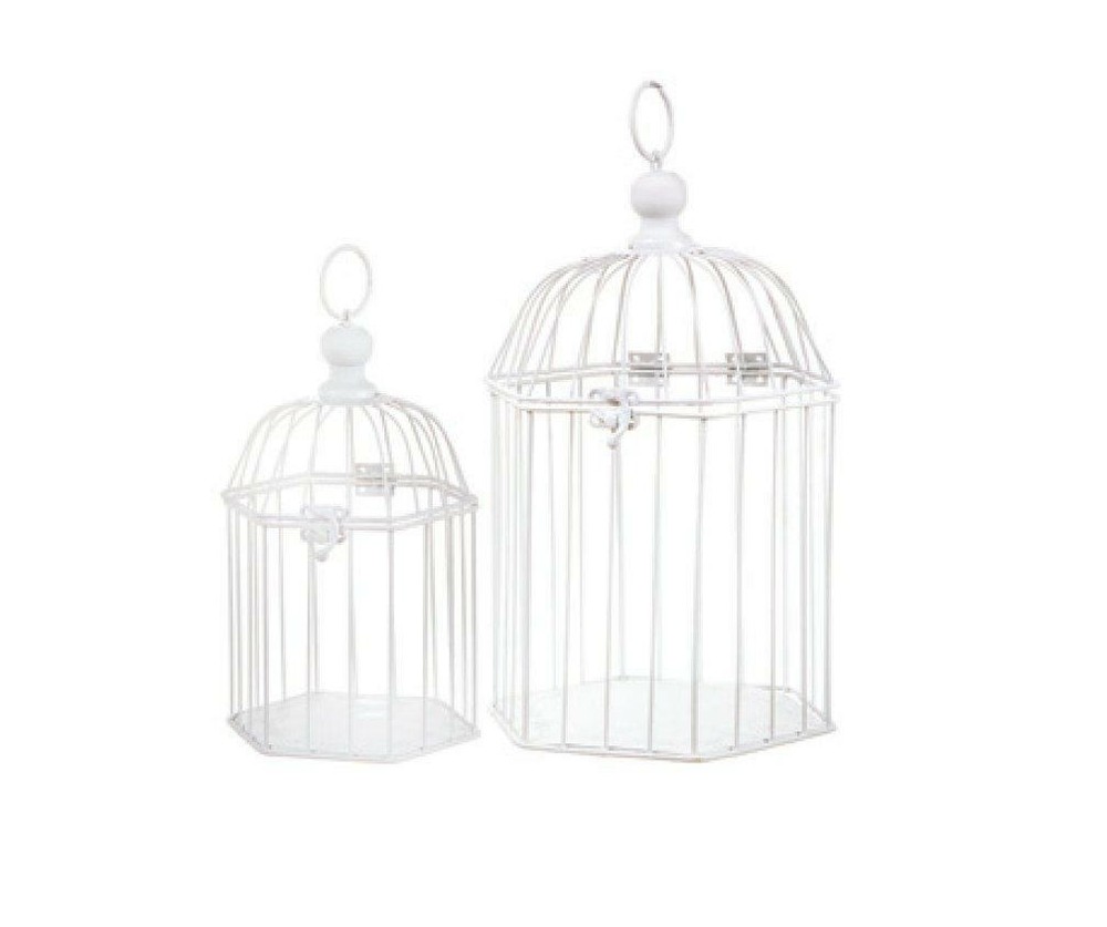 Darice White Octagon Birdcage Set 12” x 8.5”/10.5 x 6.25” – Matching Set – Cards