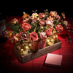 3 Pcs Mason Jar Centerpiece Table Decorations for Dining Table Decor Farmhous…
