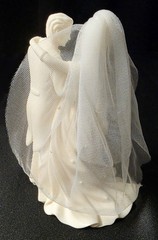 Vintage 1997 Roman Inc Millennium Wedding Series Cake Topper Figurine #43991